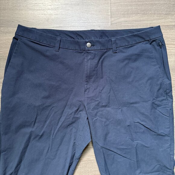 Lululemon Men's ABC Slim-Fit Trouser 32" *Stretch Cotton VersaTwill - Navy - Picture 5 of 9